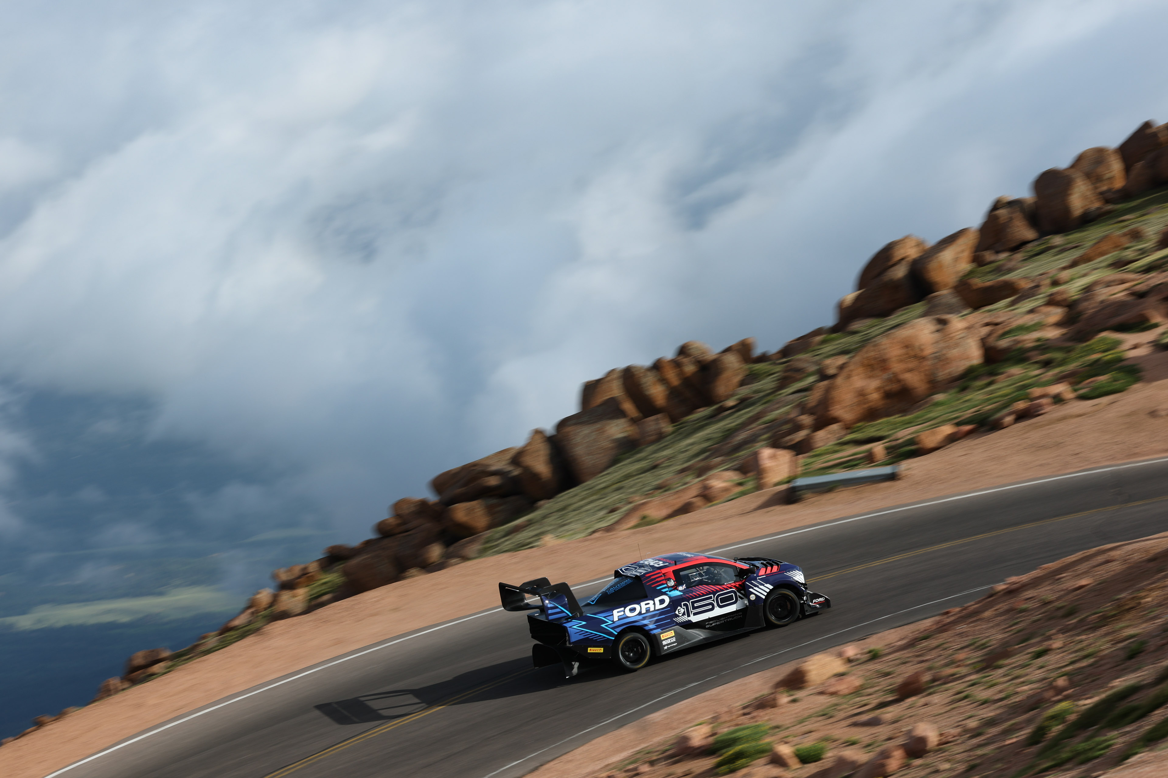 F150 Lightning SuperTruck Claims King of the Mountain at Pikes Peak